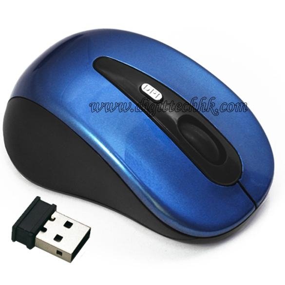 10m 2.4GHz Mini USB Optical Sensor Superior Wireless Mouse for PC/Laptop 2