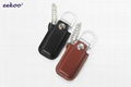 Leather cap strong USB flash drive with key chain 2