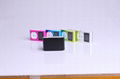 LED Screen Mini MP3 Player with clip MP3 support SD (TF) Card with retail box  2