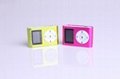 LED Screen Mini MP3 Player with clip MP3 support SD (TF) Card with retail box  4