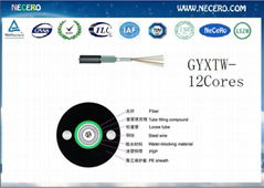 GYXTW 12 Cores armored optical fiber cable