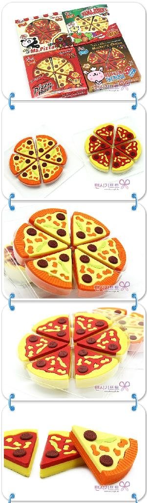 Pizza erasers 2