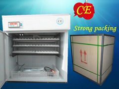 CE Marked full automatic chicken egg incubator