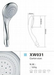 ABS PLASTIC HANDHELD SHOWER HEAD XW031