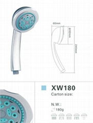 ABS PLASTIC HANDHELD SHOWER HEAD XW180