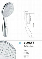 ABS PLASTIC HANDHELD SHOWER HEAD XW027