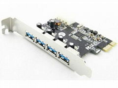 4 Port USB 3.0 HUB to PCI-E PCI Card