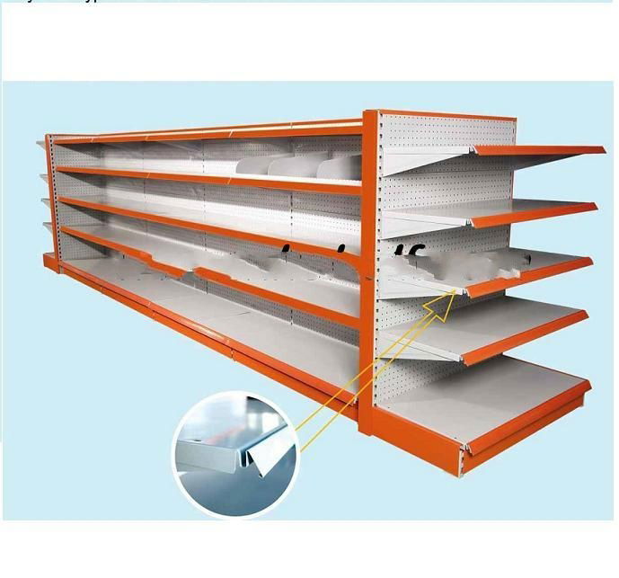 Supermarket&store display equipment/metal gondola storage shelf&rack system 