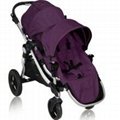 Baby Jogger City Select Double Stroller 2012 in Amethyst Purple