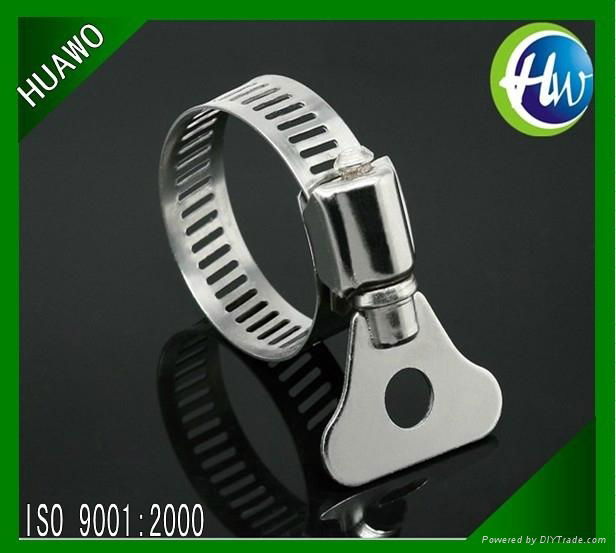 Mini American Steel Hose Clamp with Butterfly