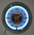 15-inch Wall Clock with Plastic Frame