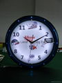 LED Wall Clock with Plastic Frame 1