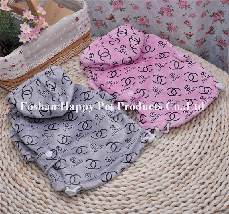 hot-selling pet dog clothes with double layer