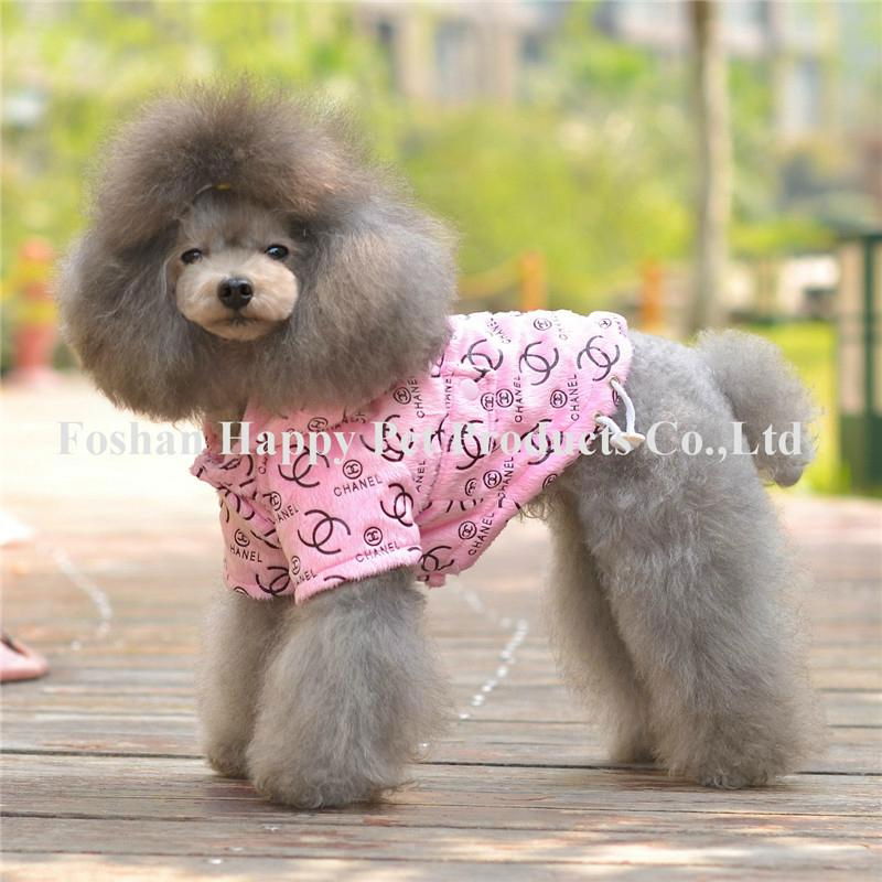 hot-selling pet dog clothes with double layer 5