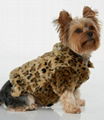 luxury leopard printing dog apparel for pets 2