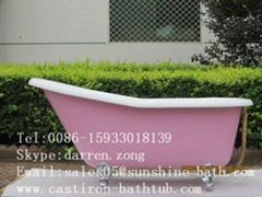 freestanding cast iron bathtub 