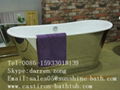 Freestanding Enameled Bathtub