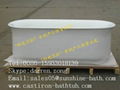 double ended cast iron bathtub 1