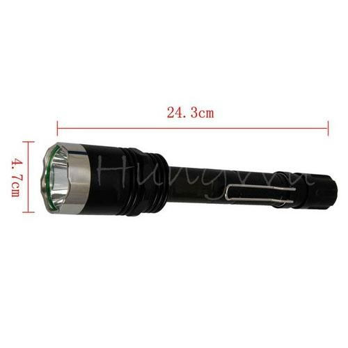 Powerful military torch with clip design