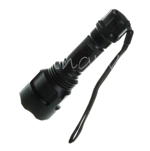 Hottest sales C8 cree XM-L T6 flashlight with lowest price