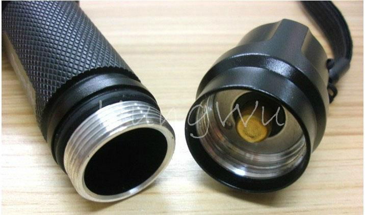 Hottest sales C8 cree XM-L T6 flashlight with lowest price 3