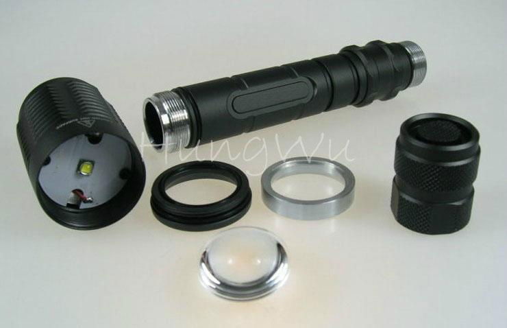 High power rechargeable zoom flashlight torch 3