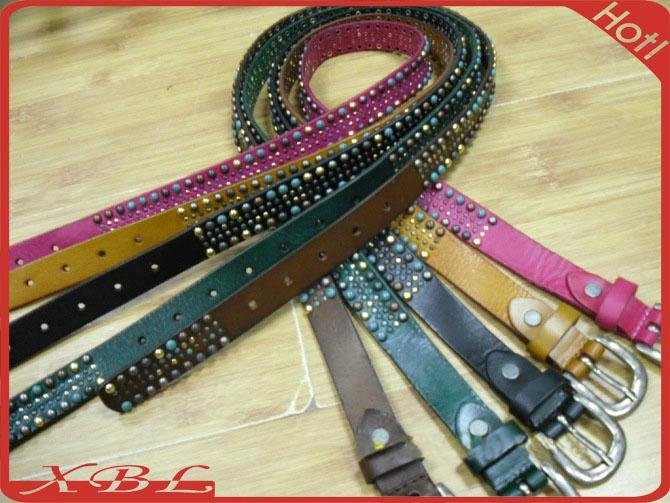 2013 BEST SALE GENUINE LEATHER WOMAN BELTS FOR CLOTHING 2
