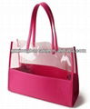 Candy color transparent jelly silicone bag 2013 2