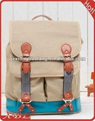 fashion cute canvas school backpacks for girls