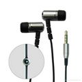 High quality and hot selling metal earphones with mic 1