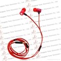 high end and new metal earphones with flat cable and mic 4