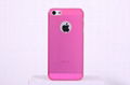 iphone 5 transparent matt case,high quality 3