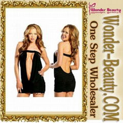 2013 New Arrival Sexy Black Strapless