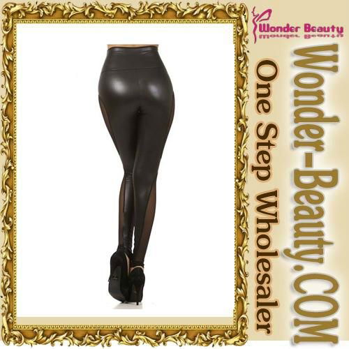 2013 Sexy Faux Leather Fashion Leggings 4