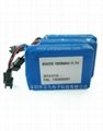 11.1V 1800mAh li polymer battery pack 654255-3S with 1000 times cycle life