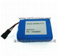 11.1V 1800mAh li polymer battery pack 654255-3S with 1000 times cycle life 2