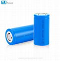 3.7V Cylindrical li-ion battery 32600 with 5000mAh 1