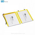 Rechargeable li-polymer battery 367595 2400mAh 3.7V