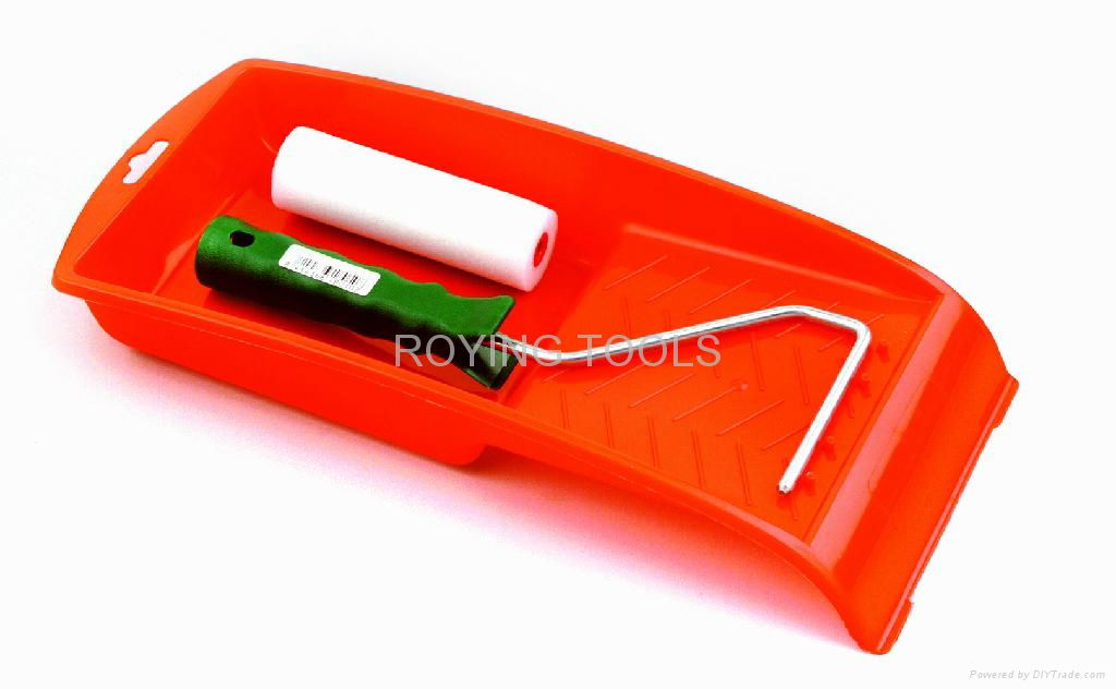 paint kit paint tray paint roller&blister cover 2
