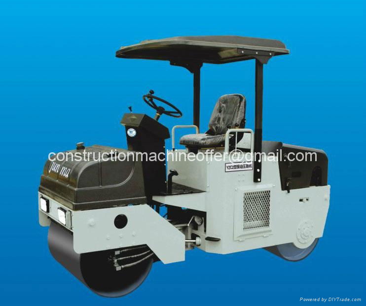 2T Double Drum Vibratory Road Roller