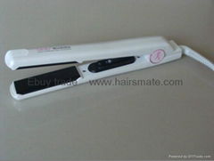 Wholesale professional nano tourmaline ionic s   ing iron 1 inch pate white