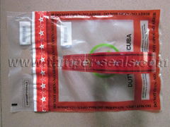 Bag-sealing Security Tapes to Product