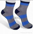 Men's Stripe Terry Sports Socks,