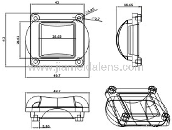 High Power Led Lens For Street Light 2