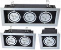 LED grid lights 7-54w