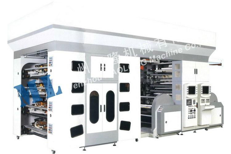 WQD TYPE SERVOMOTOR DRIVE PLC CONTROL 8 COLORS FLEXOGRAPHIC PRINTING MACHINE