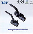 forged steel floating ball valves 1