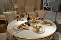 solid Furniture, high gloss dining room,gold foil decorate 2