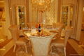 solid Furniture, high gloss dining room,gold foil decorate 3