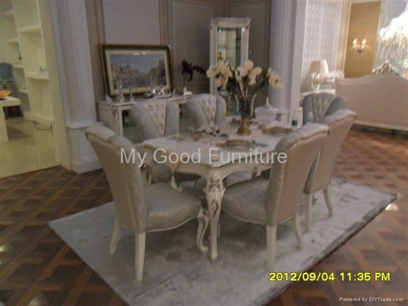 solid Furniture, new style dining room,gold foil decorate 2